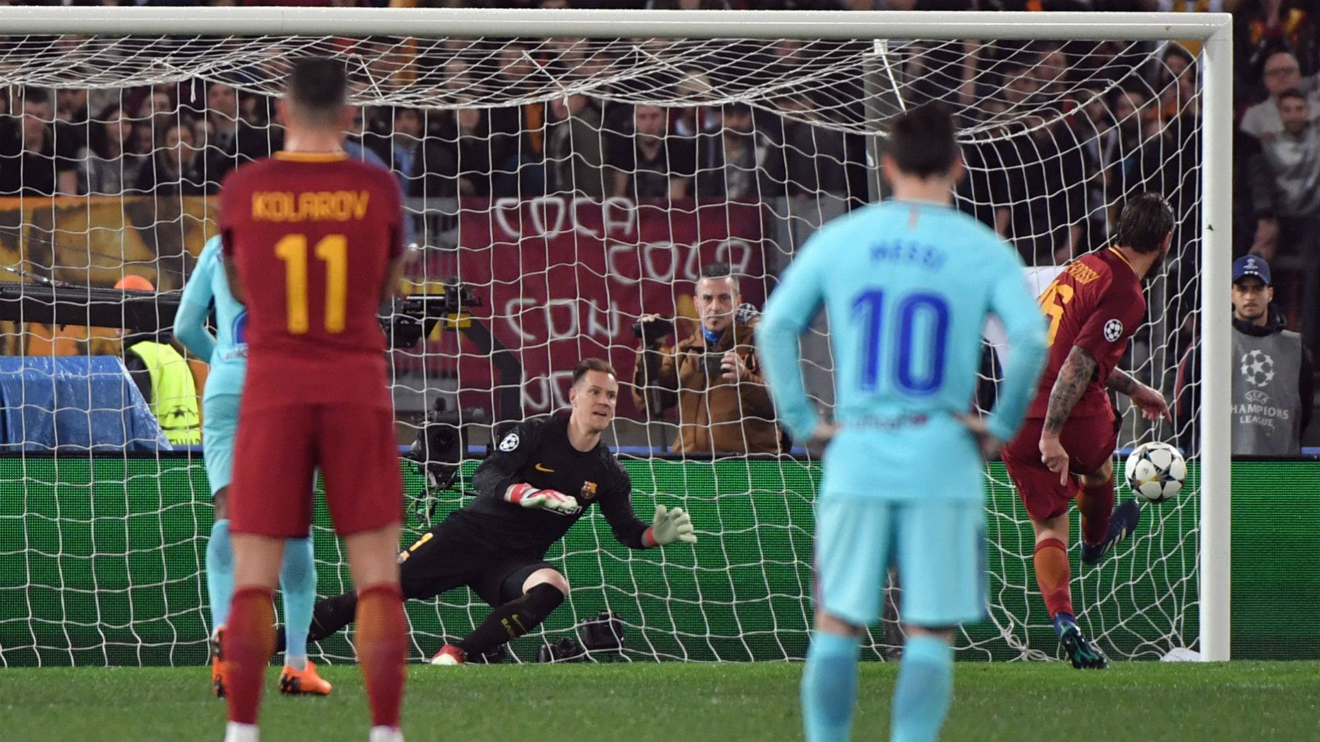 AS Roma penalty