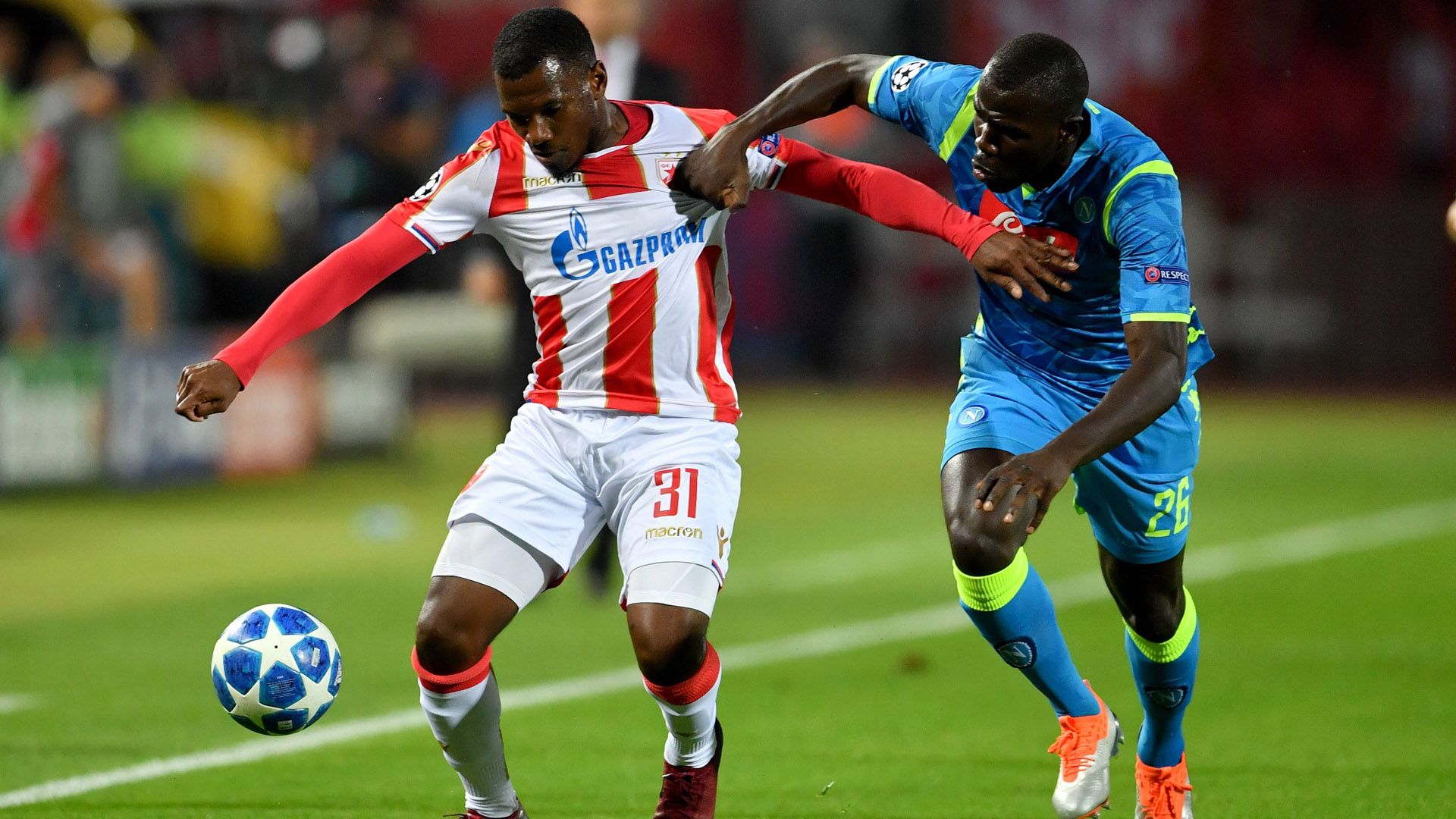 Koulibaly Red Star Napoli Champions League