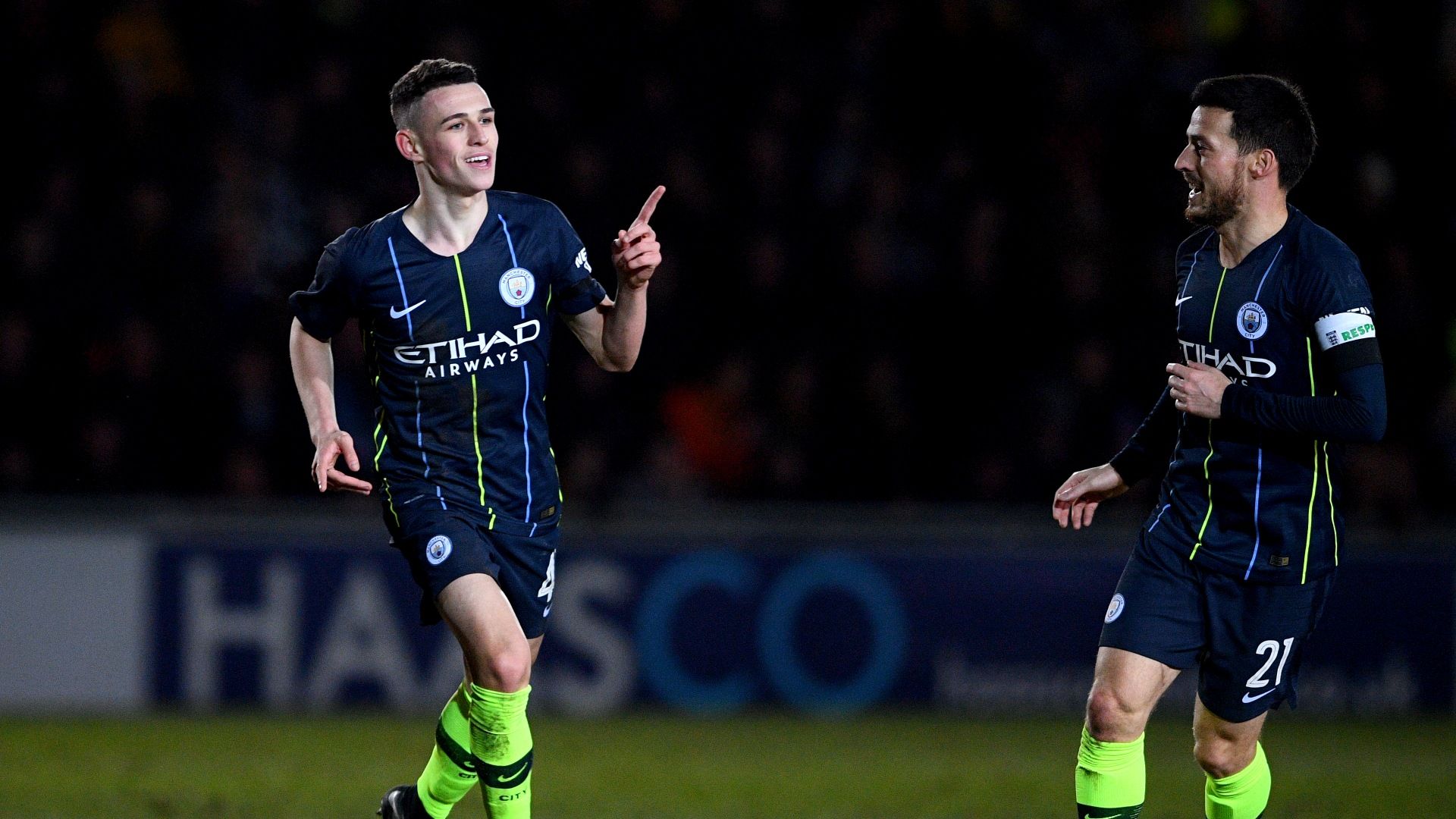 Phil Foden & David Silva