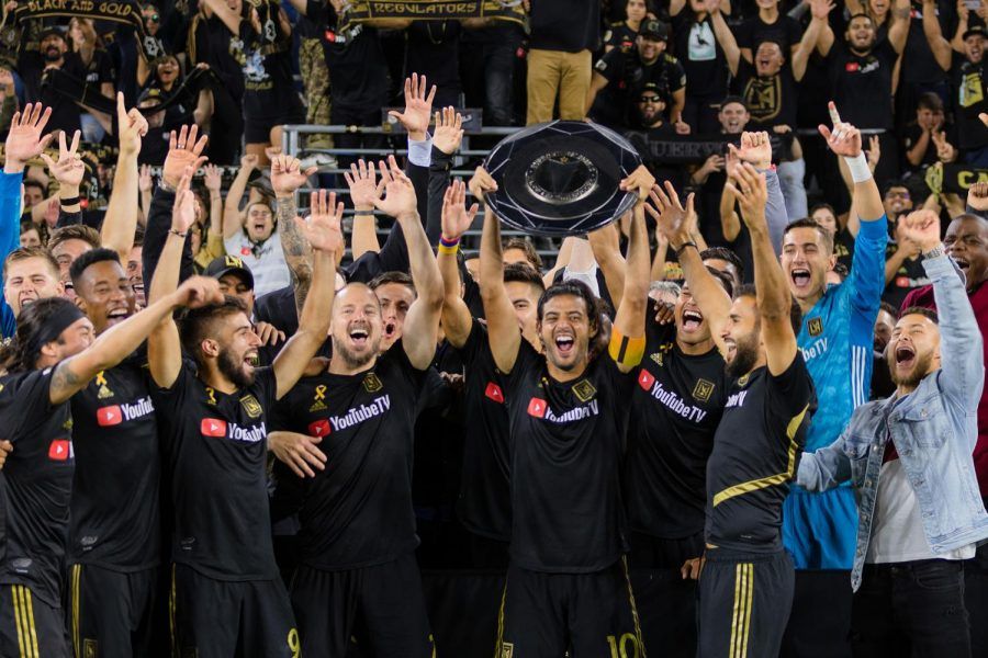 LAFC MLS Supporters Shield Carlos Vela