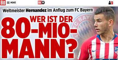 Lucas Hernandez Atletico Bayern