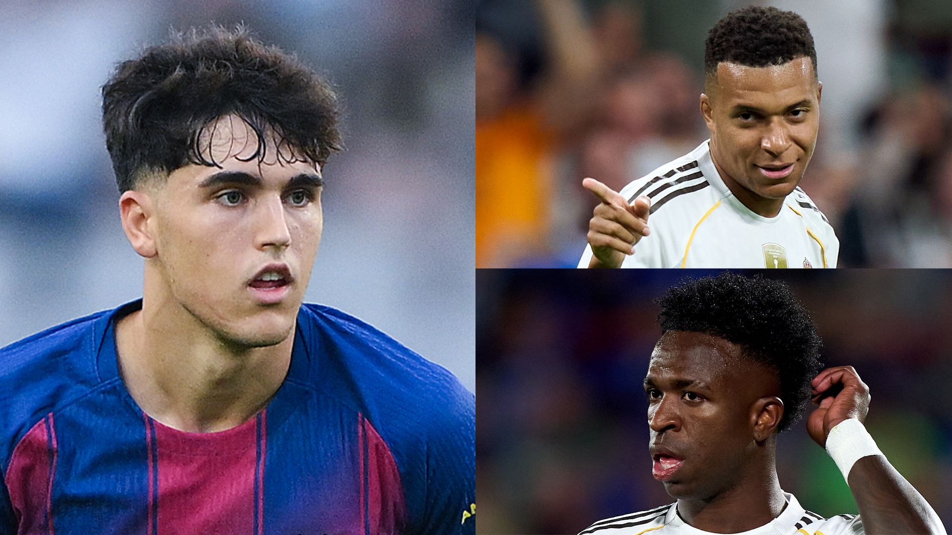 GFX Pau Cubarsi Kylian Mbappe Vinicius Jr