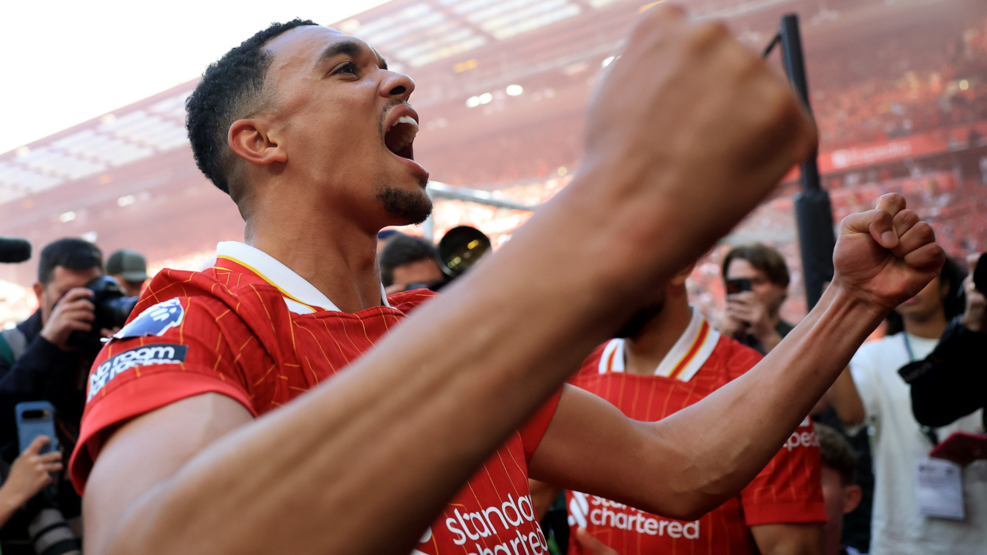Trent Alexander-Arnold sends message after Liverpool Premier League title win as contract uncertainty continues with Real Madrid circling