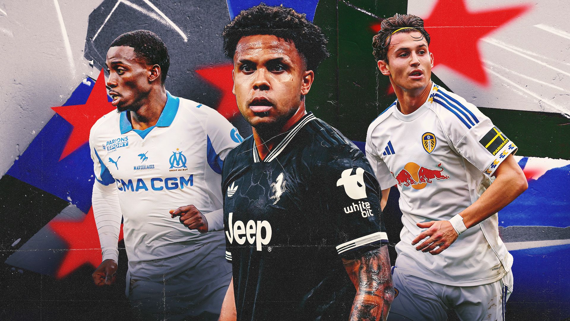 Tim Weah, Weston McKennie, Brenden Aaronson