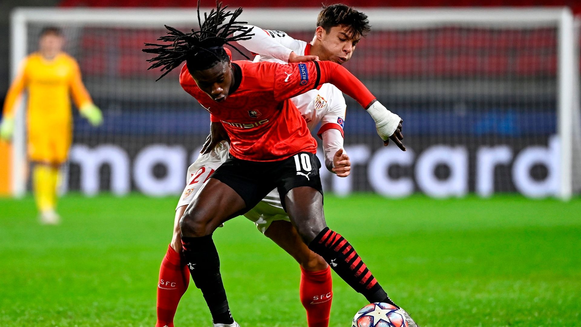 Eduardo Camavinga Oliver Torres Rennes SevillaChampions League 08122020