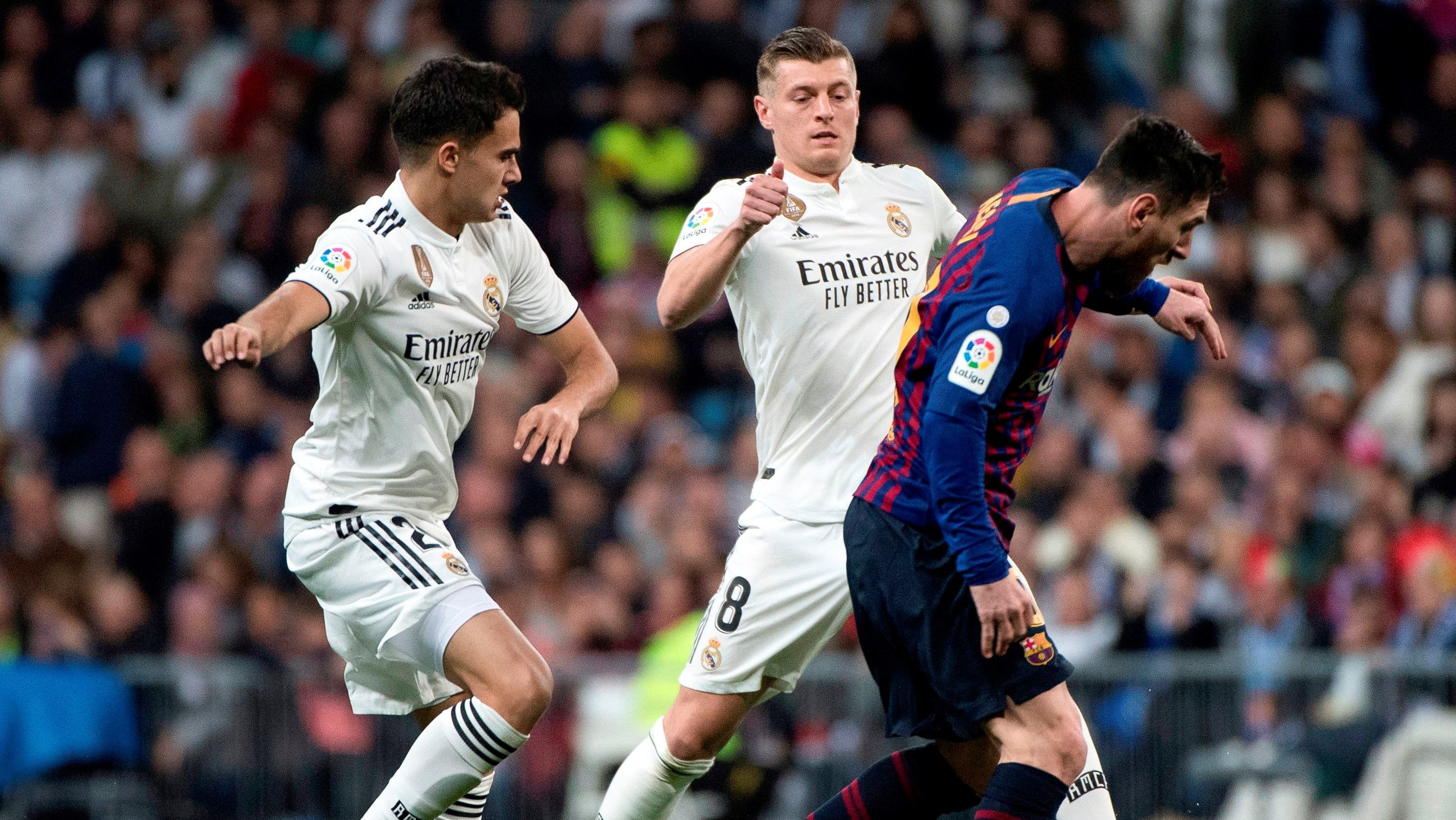 Sergio Reguilon Lionel Messi Toni Kroos Real Madrid Barcelona LaLiga 03022019