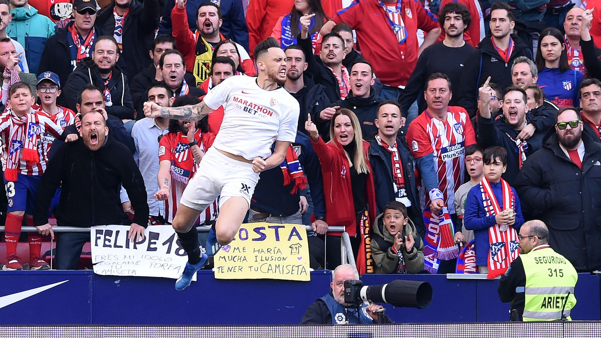 Ocampos Atletico Madrid Sevilla LaLiga