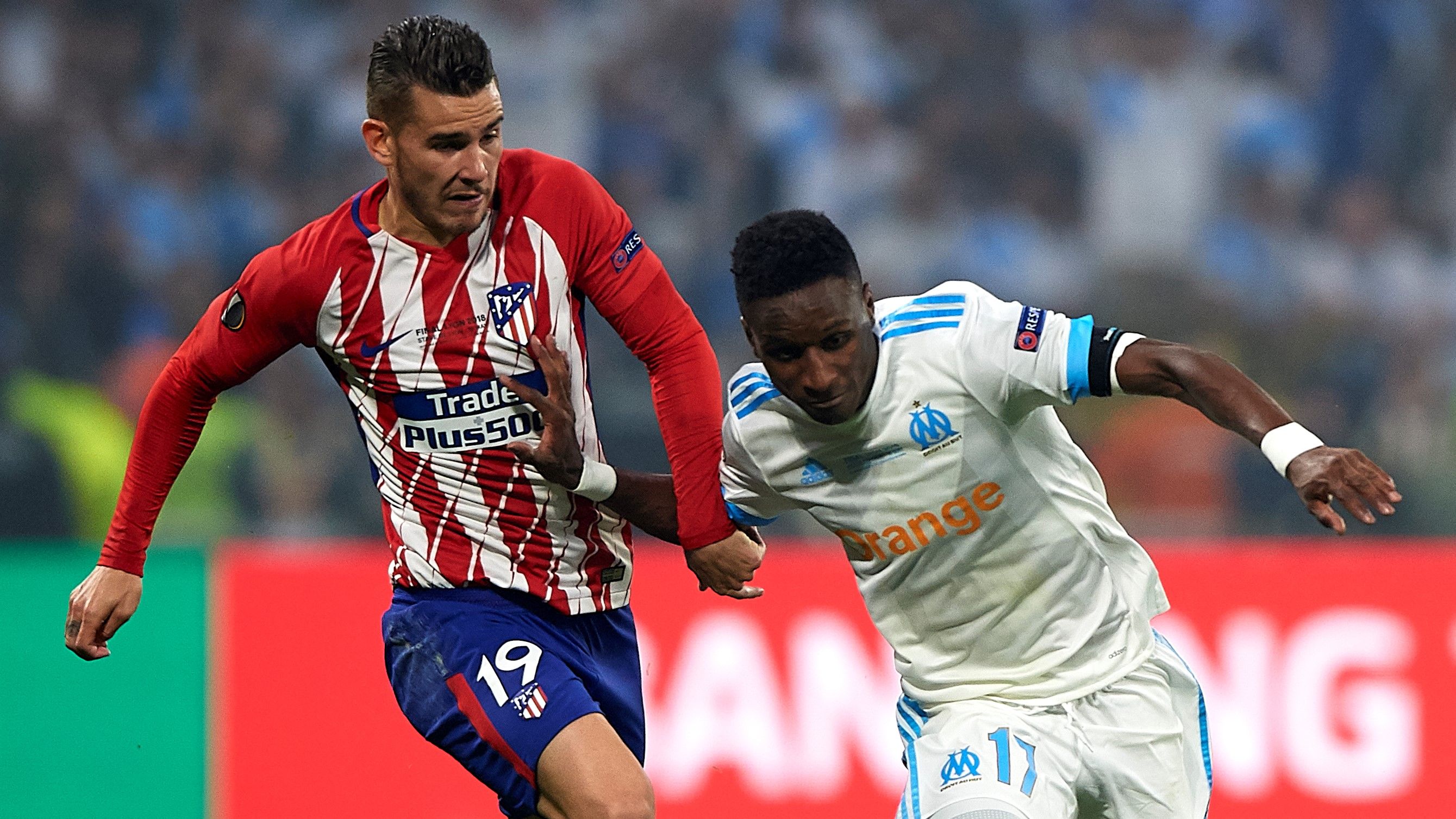 Lucas Hernandez Bouna Sarr Atletico de Madrid Olympique Marseille OM UEL 16052018