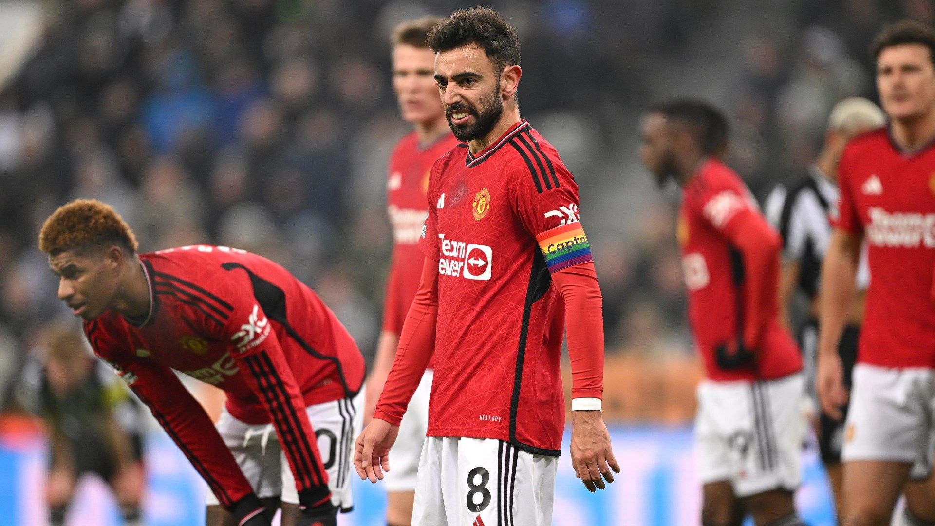 Bruno Fernandes Marcus Rashford Manchester United 2023