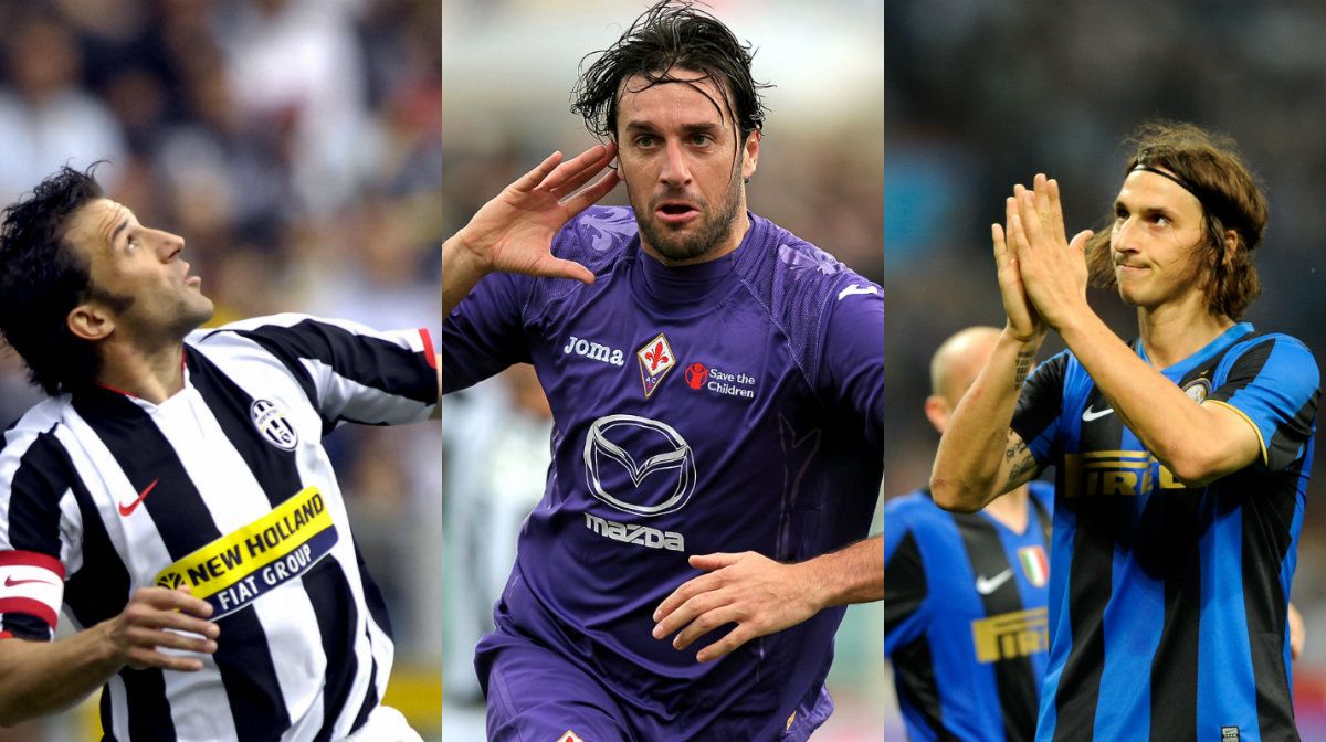 Collage Luca Toni Del Piero Ibra GFX