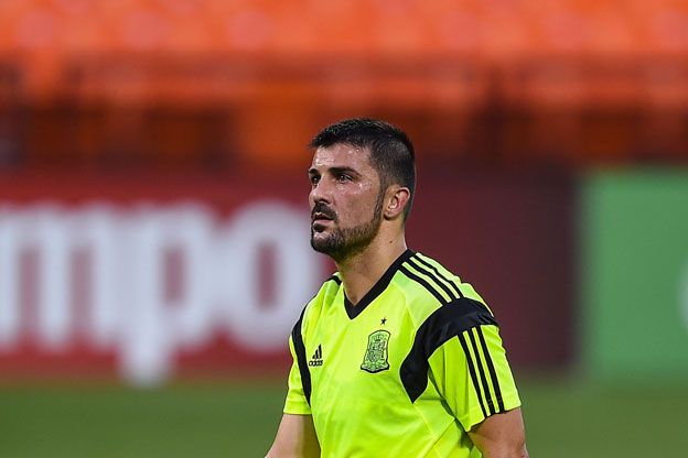 Spain striker David Villa