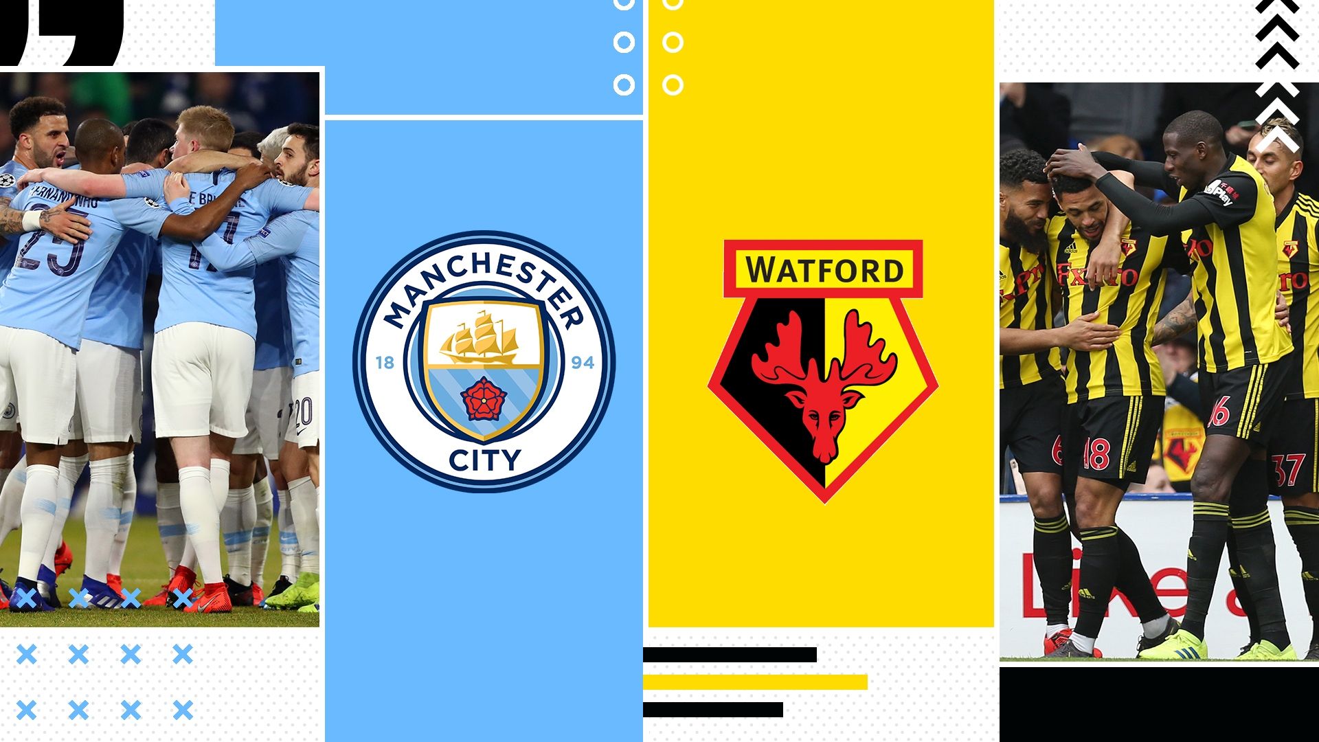 Manchester City-Watford tv streaming