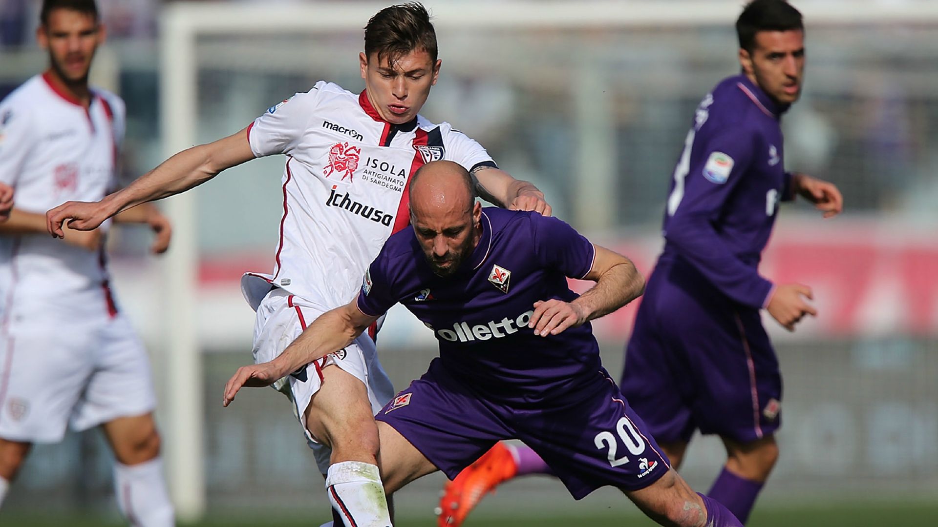Barella Borja Valero Fiorentina Cagliari Serie A