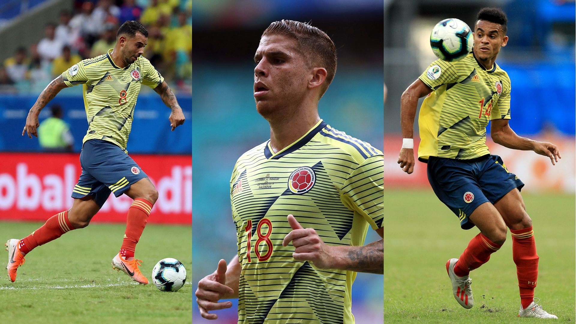 Edwin Cardona Gustavo Cuéllar Luis Díaz Colombia Copa América 2019