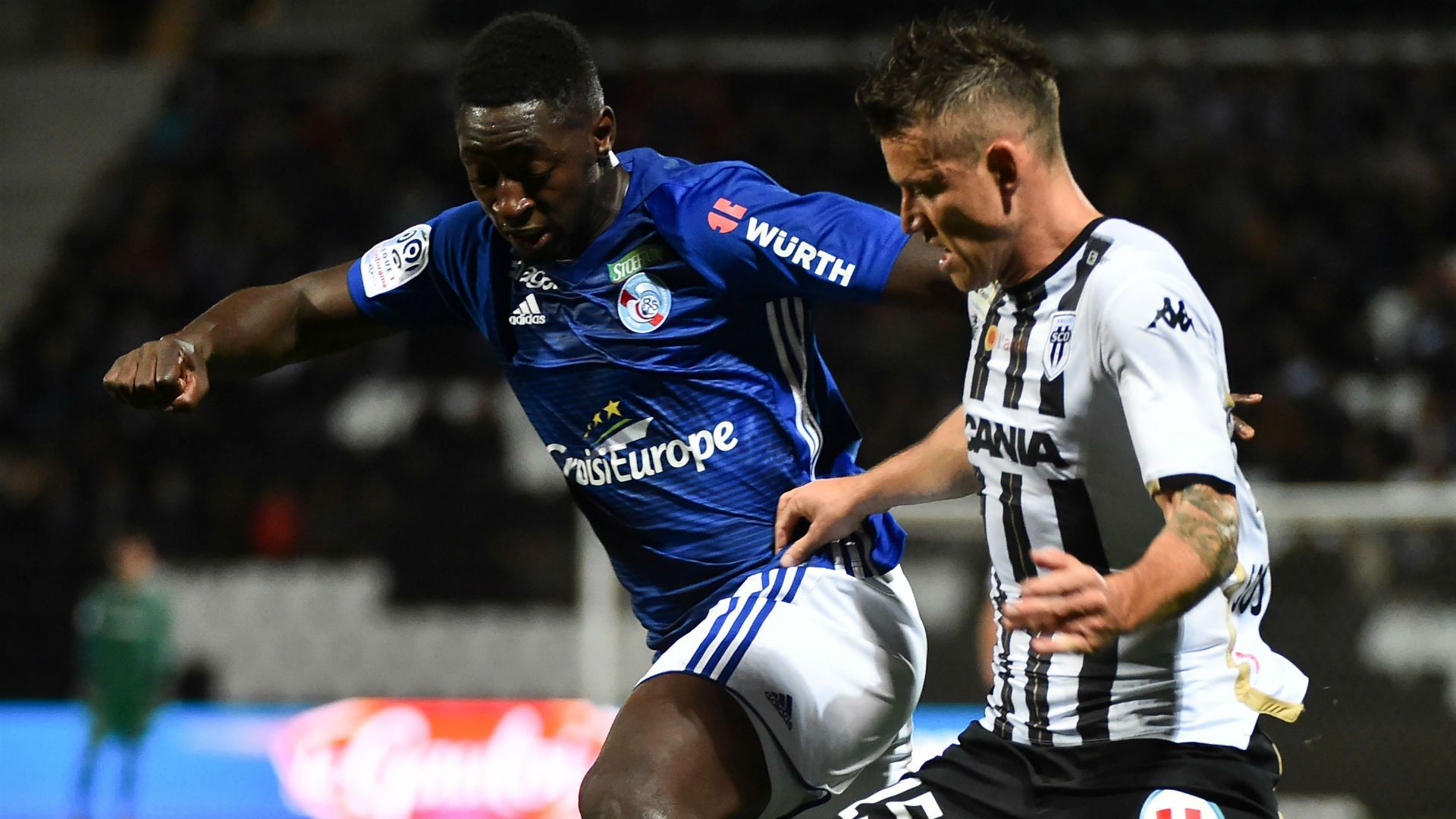 Ibrahima Sissoko Pierrick Capelle Angers Strasbourg Ligue 1 06102018