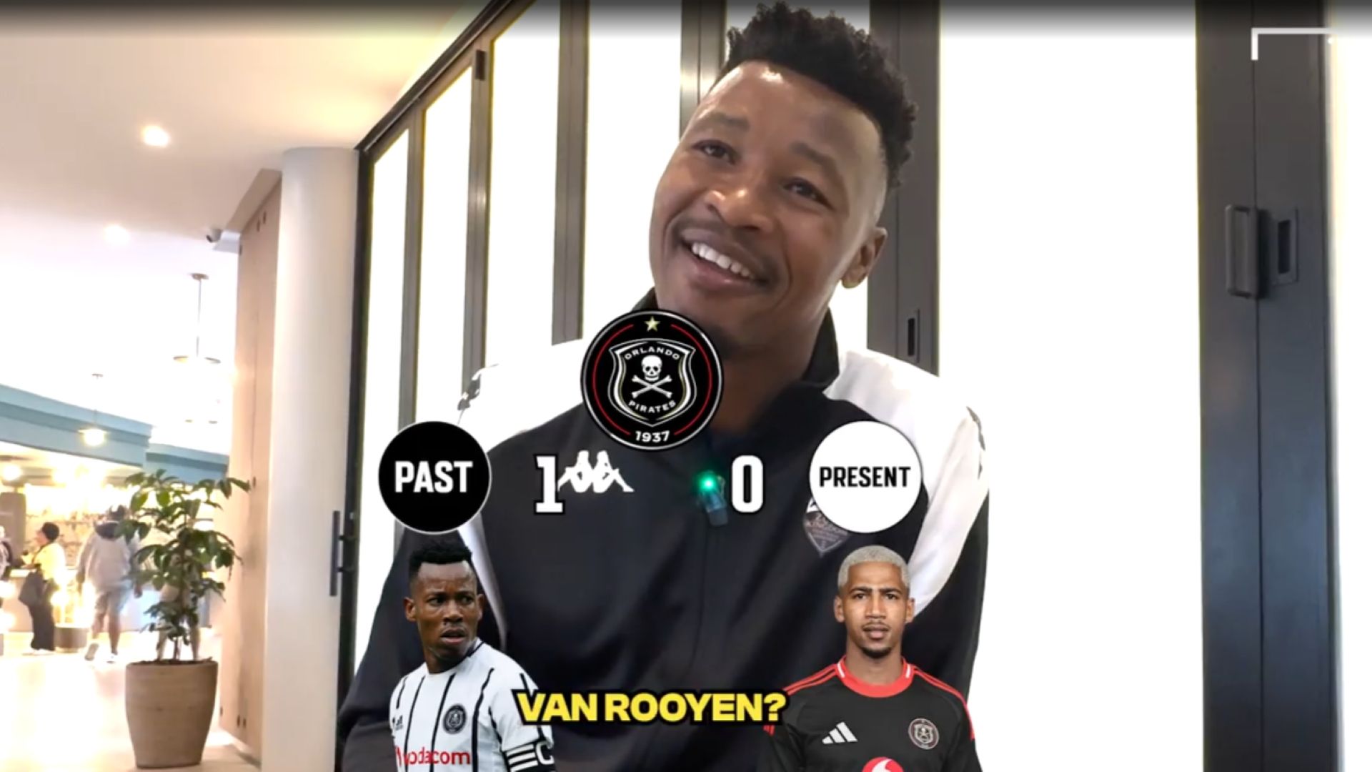 Siyabonga Sangweni -Past vs Present Pirates XI video