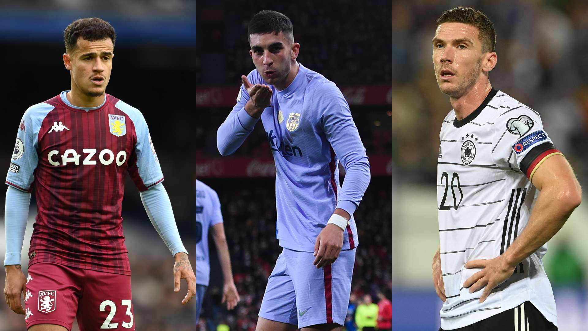 Wintertransfer Robin Gosens Philippe Coutinho Ferran Torres