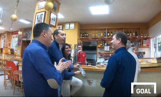 세비야 페냐 모임 장소 내부 모습. 사진=이하영 기자