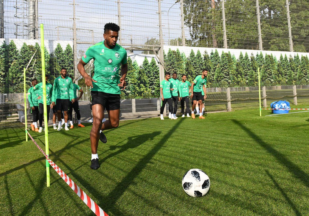 تدريبات منتخب السعودية