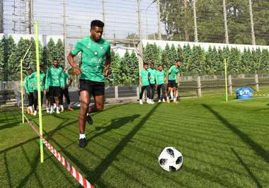 تدريبات منتخب السعودية