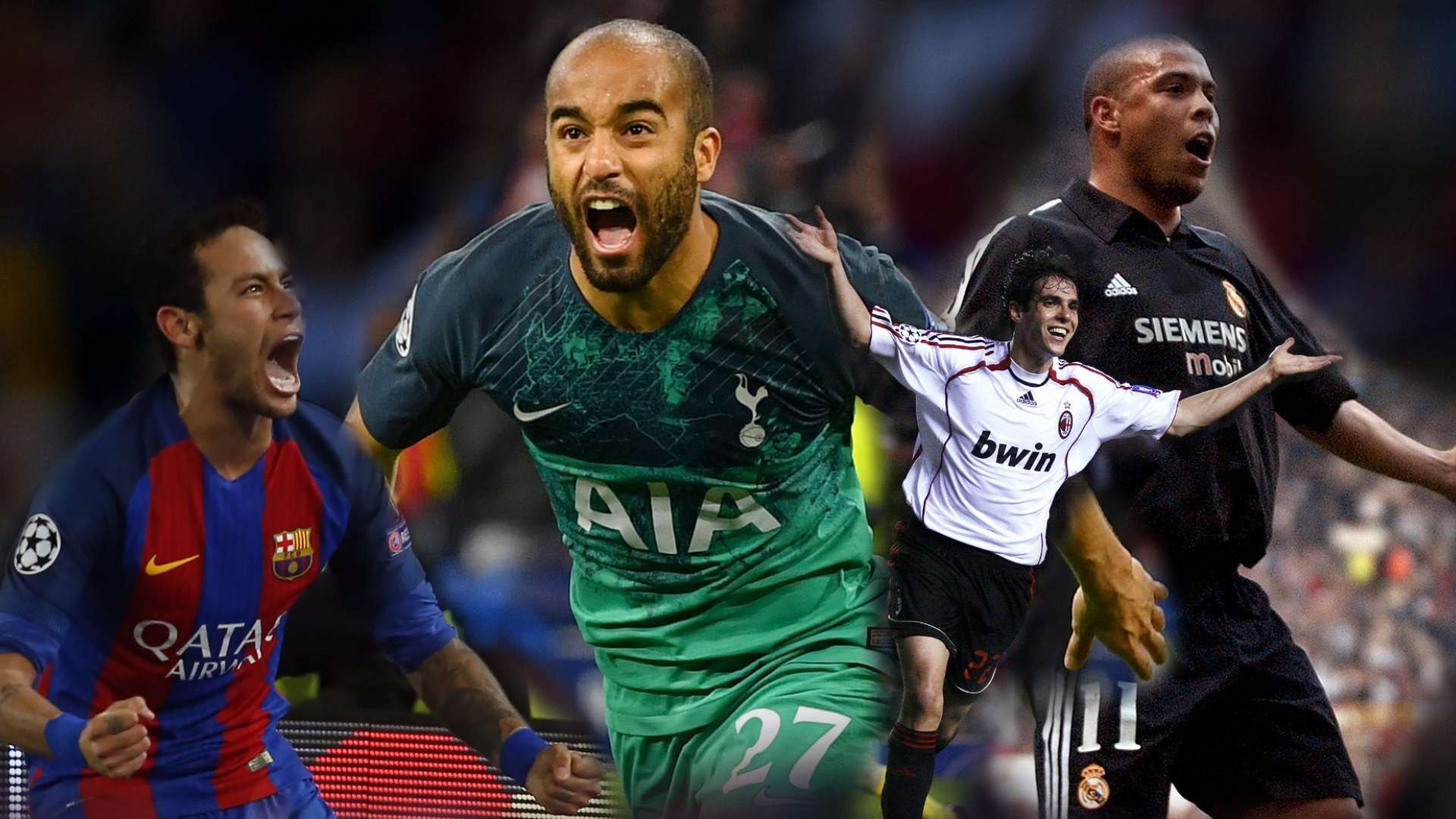 GFX Lucas Moura brasileiros Champions League