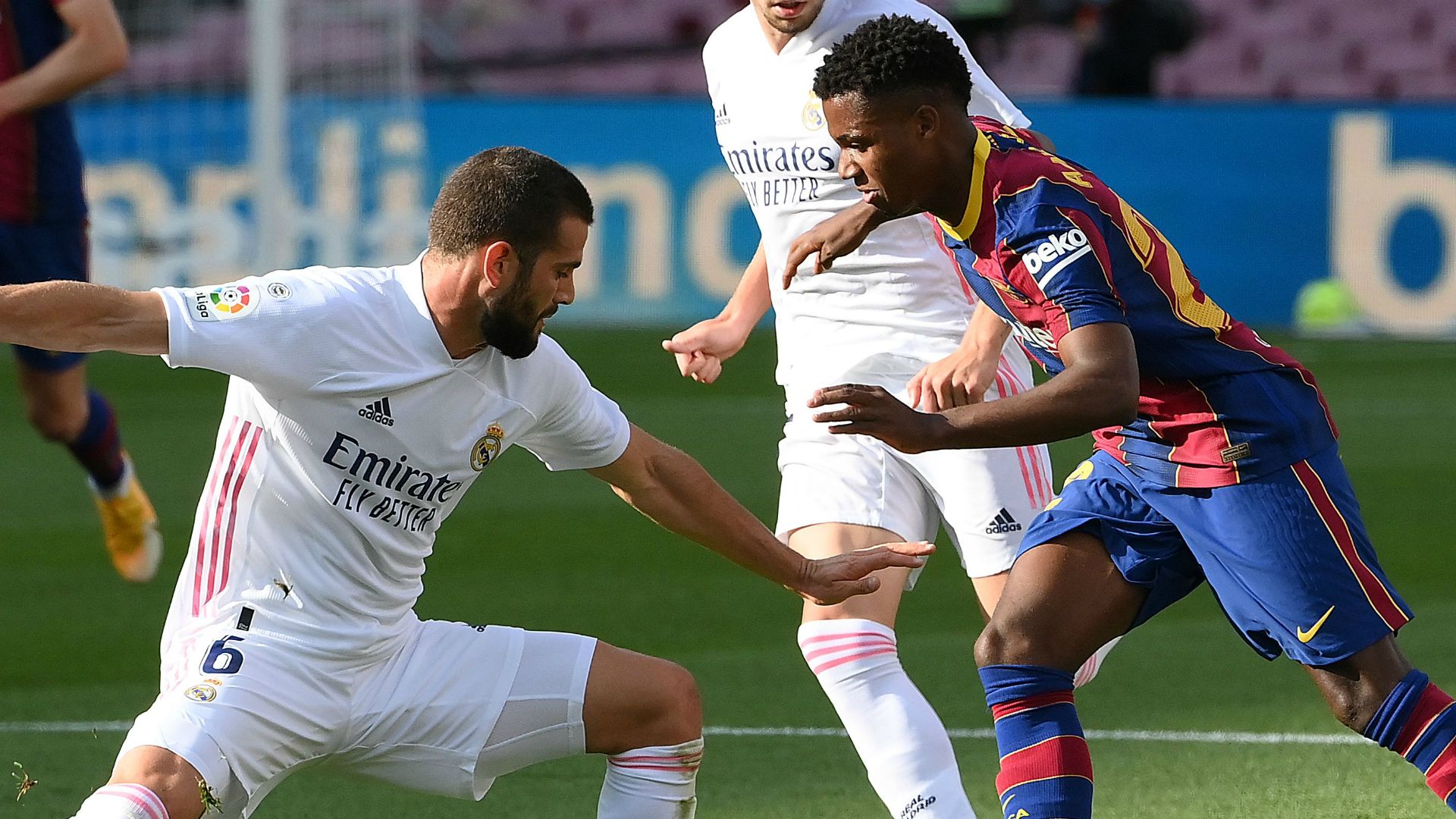 Ansu Fati Nacho Barcelona Real Madrid