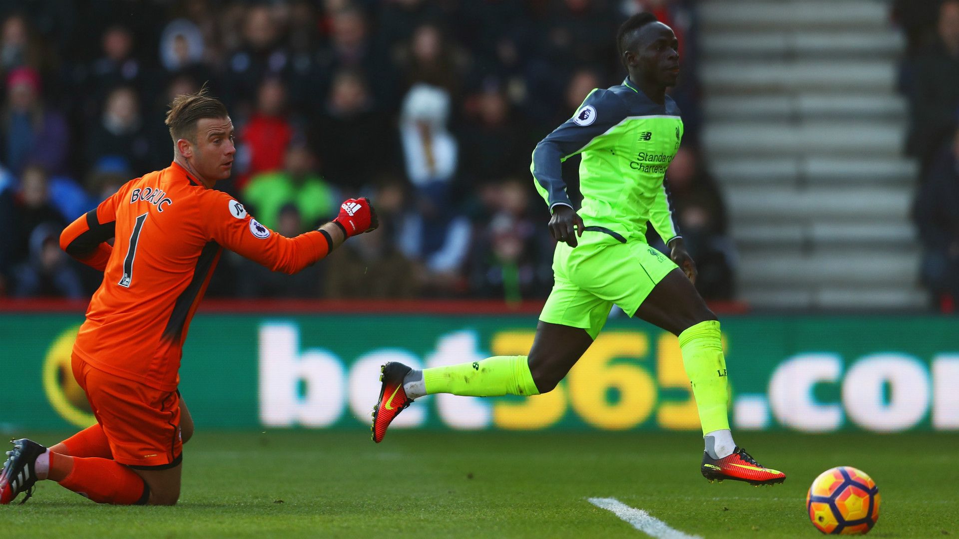 boruc Bournemouth sadio mane liverpool premier league
