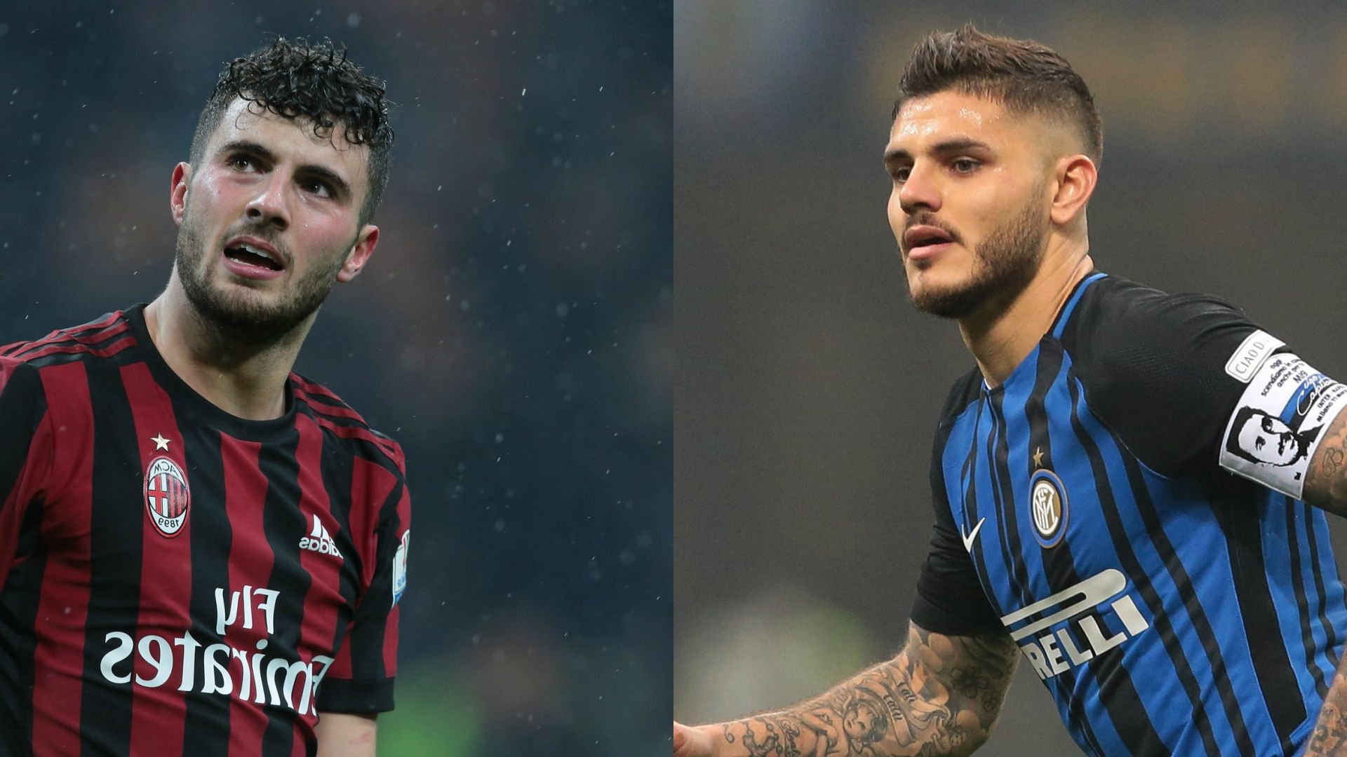 Cutrone Icardi Milan Inter Serie A