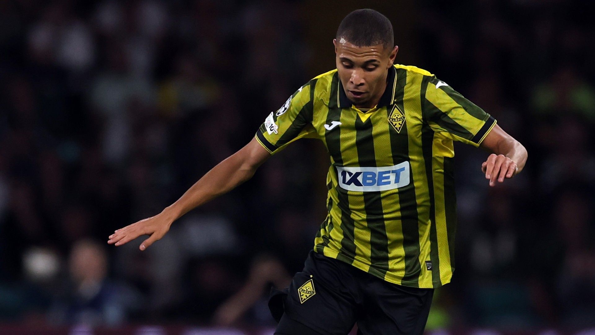 Edmilson of Kairat controls the ball