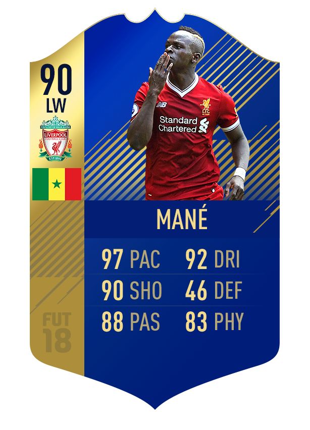FIFA 18 Team of the Season Mane