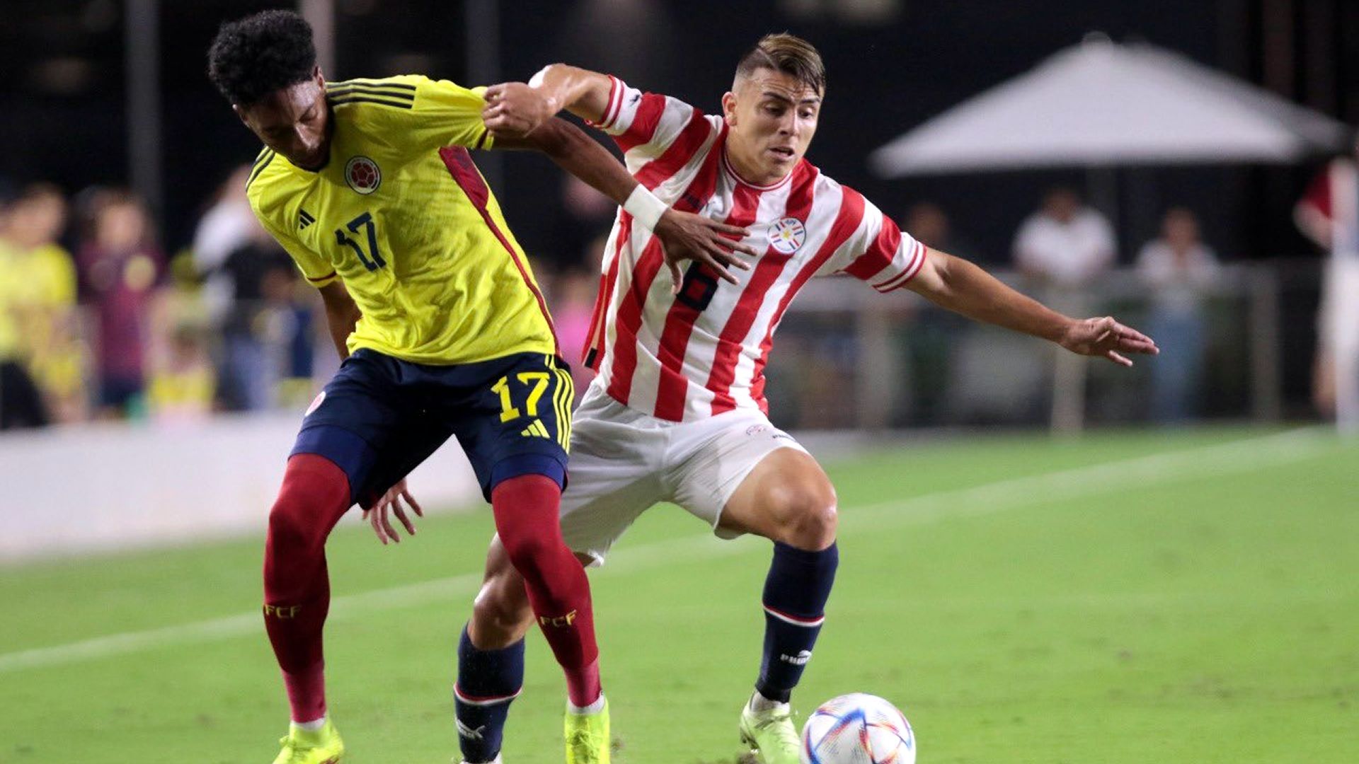 Colombia Paraguay Amistoso 2022