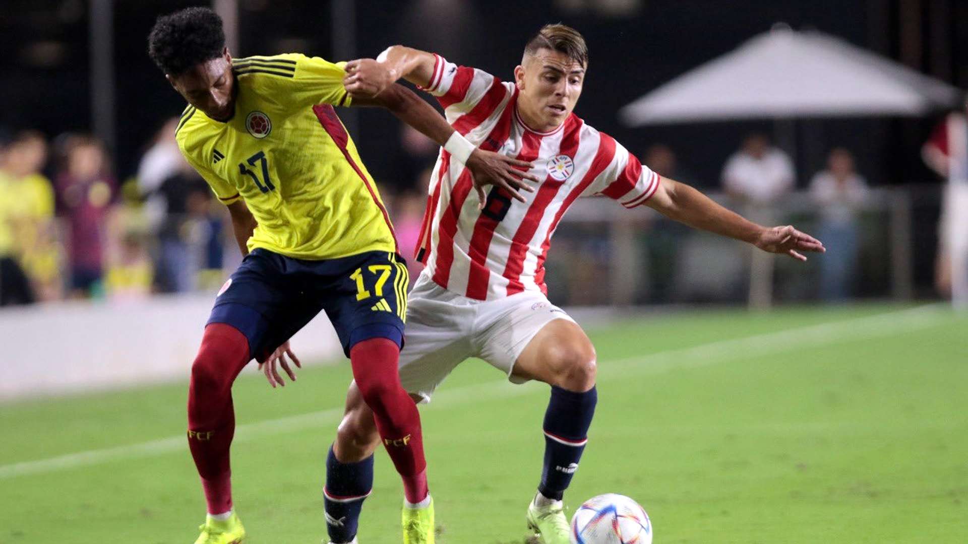 Colombia Paraguay Amistoso 2022