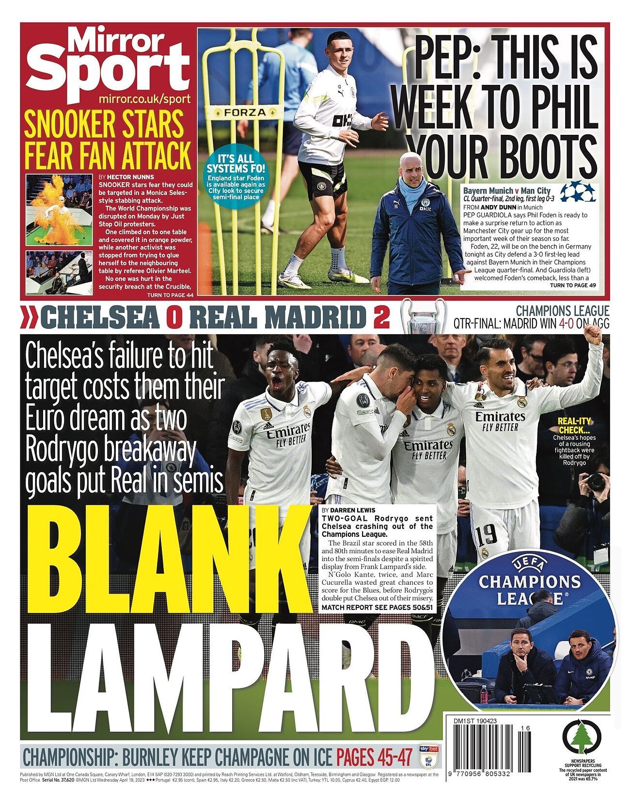 Las portadas 19 de abril 2023