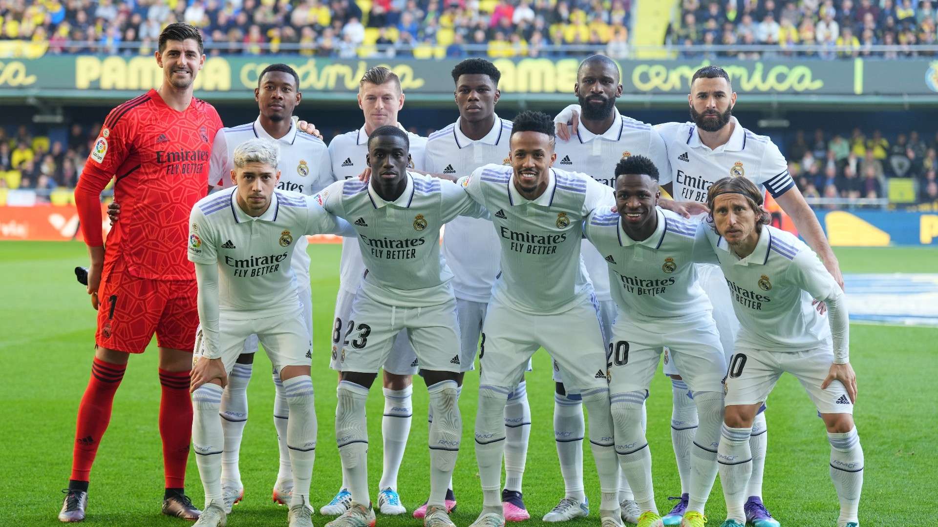Real Madrid line-up vs Villarreal 2022-23