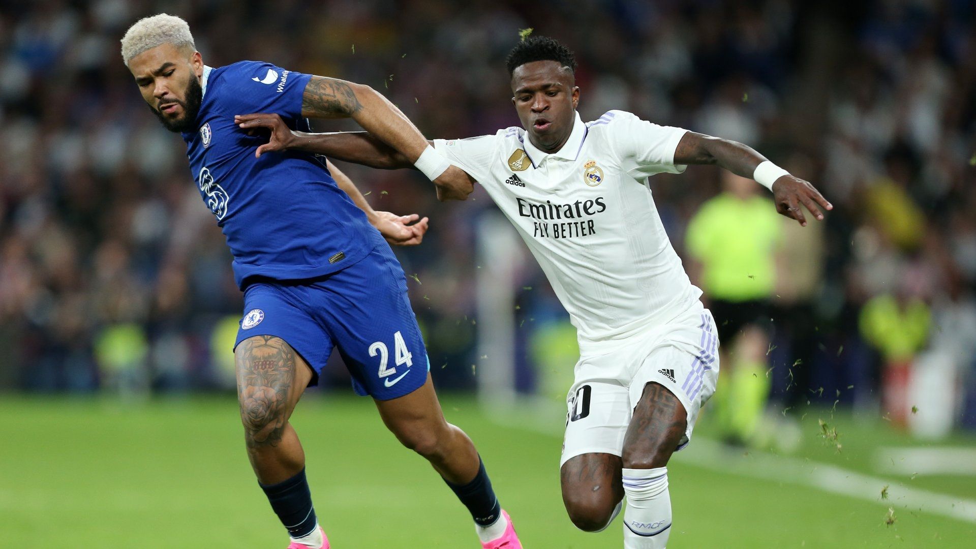 Reece James Vinicius Junior Real Madrid Chelsea 2022-23