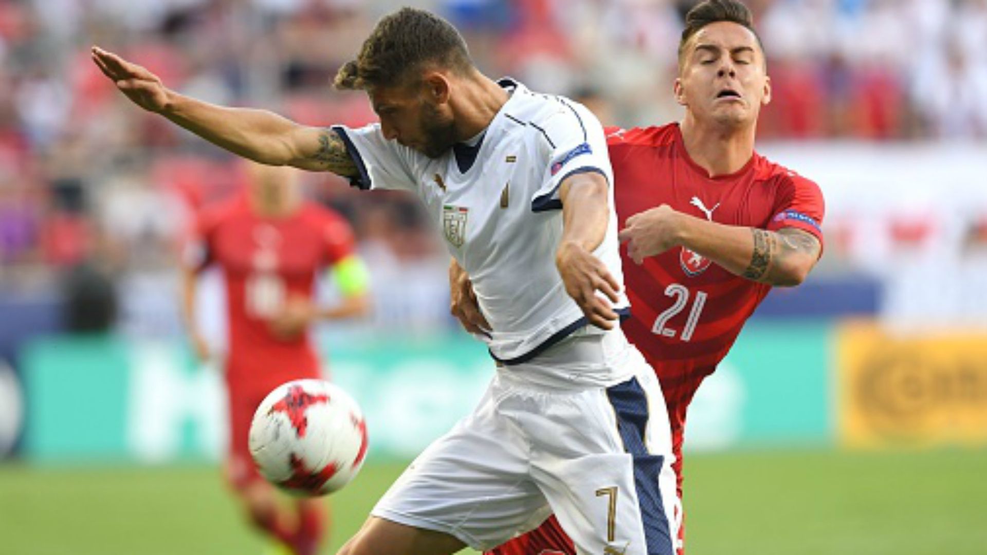 Domenico Berardi Daniel Holzer Czech Republic Italy U21