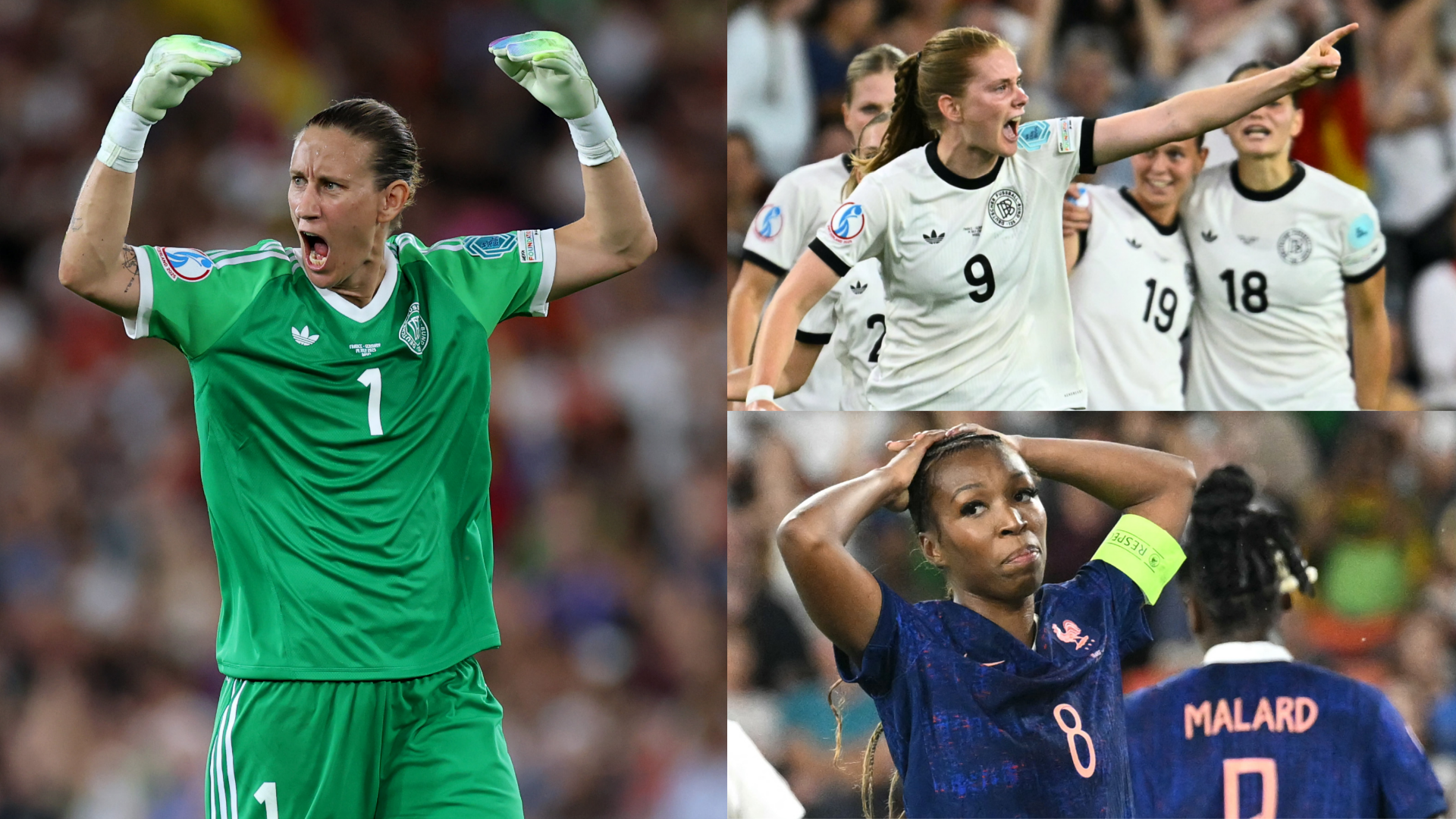 Ann-Katrin Berger steals the show as Germany recover from early red card to secure Euro 2025 semi-final spot and end France's dreams | Goal.com UK
