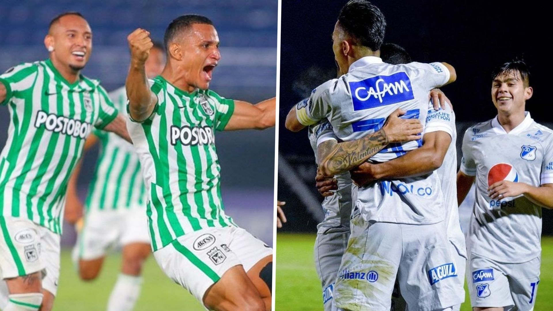 Partidos con más goles entre atlético nacional y millonarios