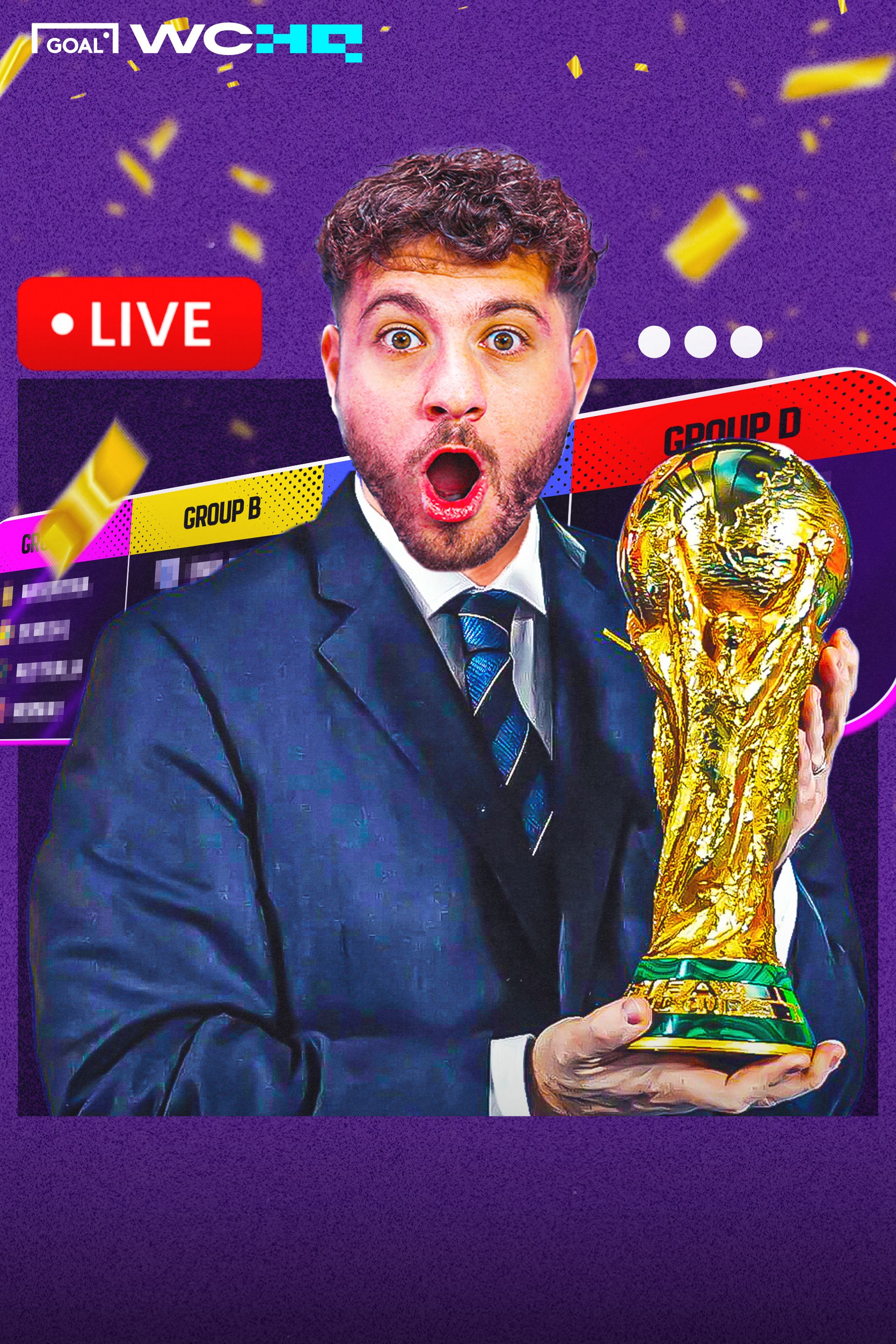 Front Three World Cup draw watchalong HIC 2-3