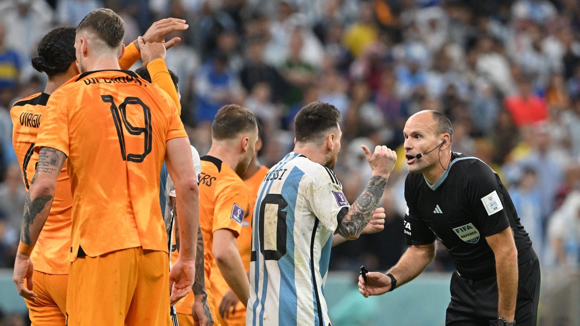 Lionel Messi Argentina Netherlands World Cup