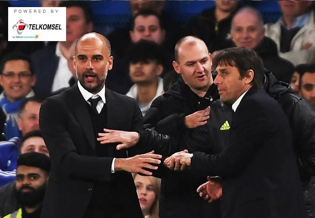 Telkomsel - Pep Guardiola Antonio Conte Chelsea Manchester City