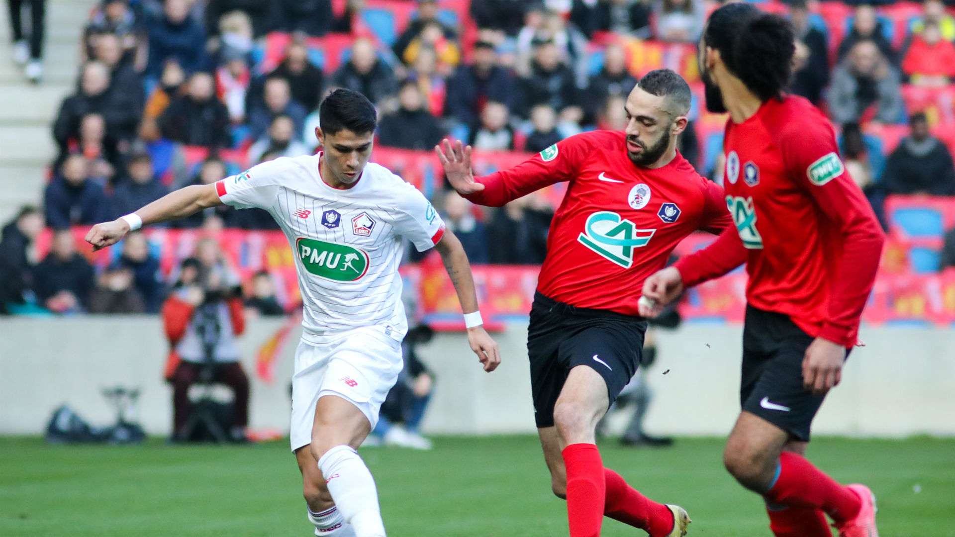 Amin Abdellaoui Amouda Kamal Luiz Araujo Gonfreville Lille Coupe de France 18012020