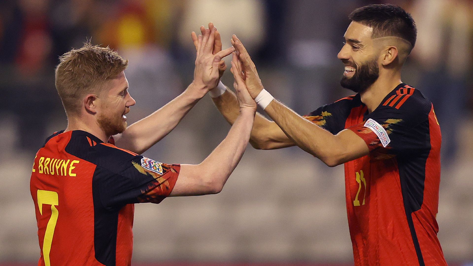 KEVIN DE BRUYNE YANNICK CARRASCO BELGIUM