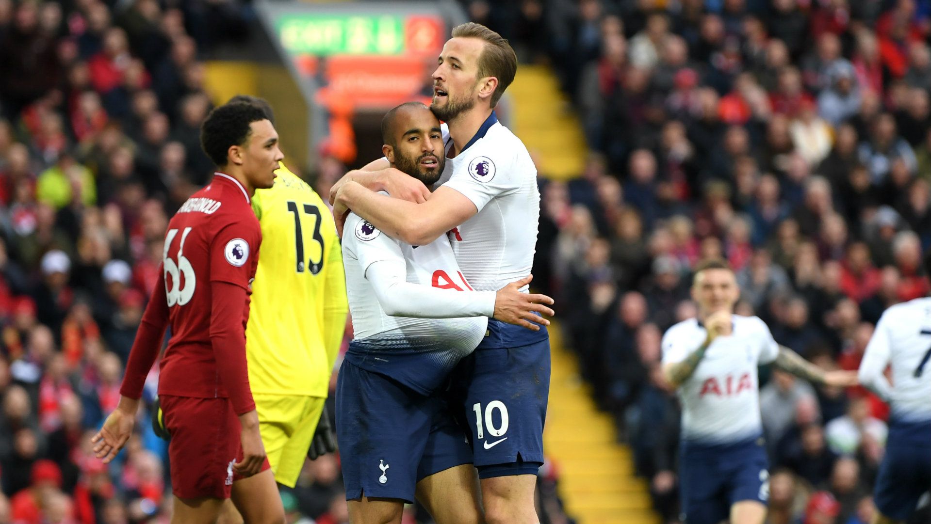 Lucas Moura Liverpool vs Tottenham Premier League 2018-19