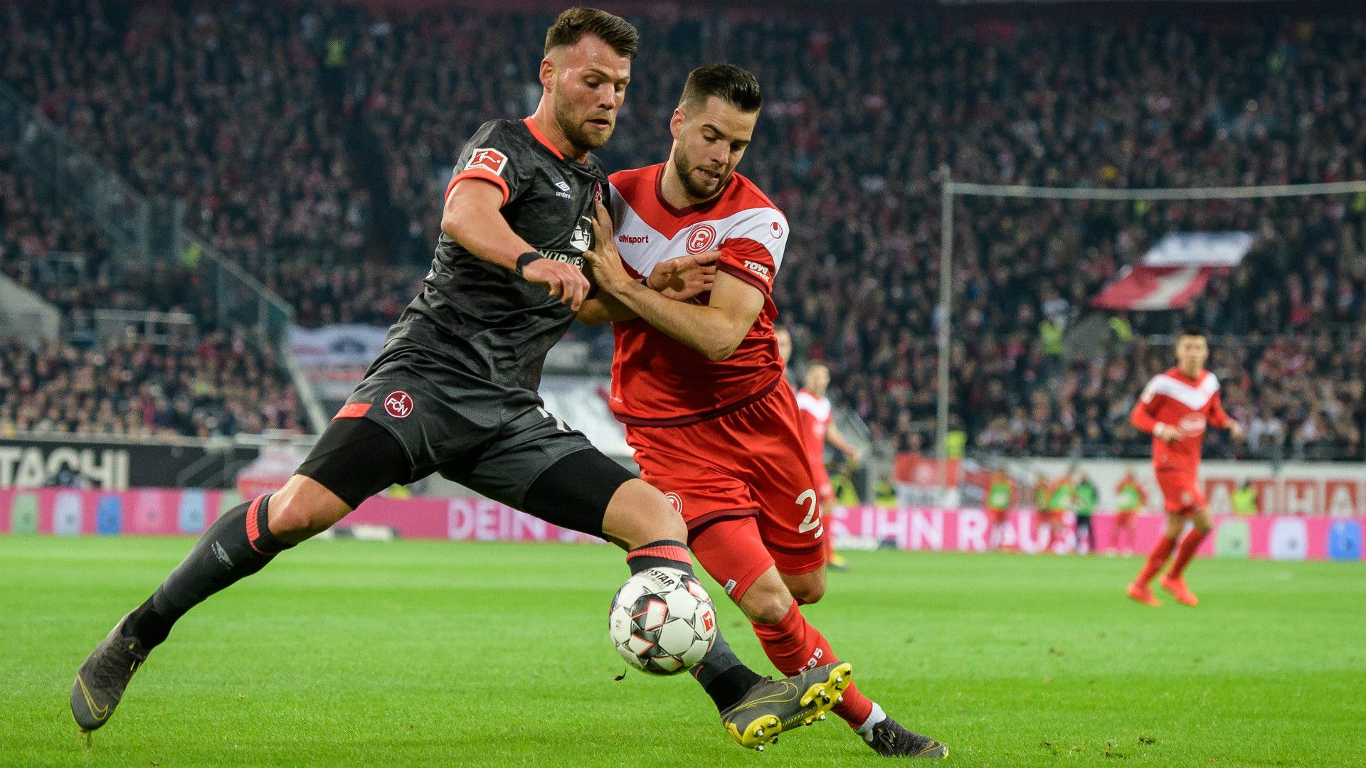 EDUARD LÖWEN NÜRNBERG NIKO GIESSELMANN FORTUNA DÜSSELDORF GERMAN BUNDESLIGA 23022019