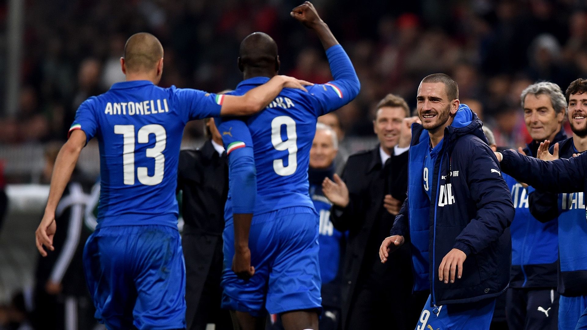 Stefano Okaka Italy Albania