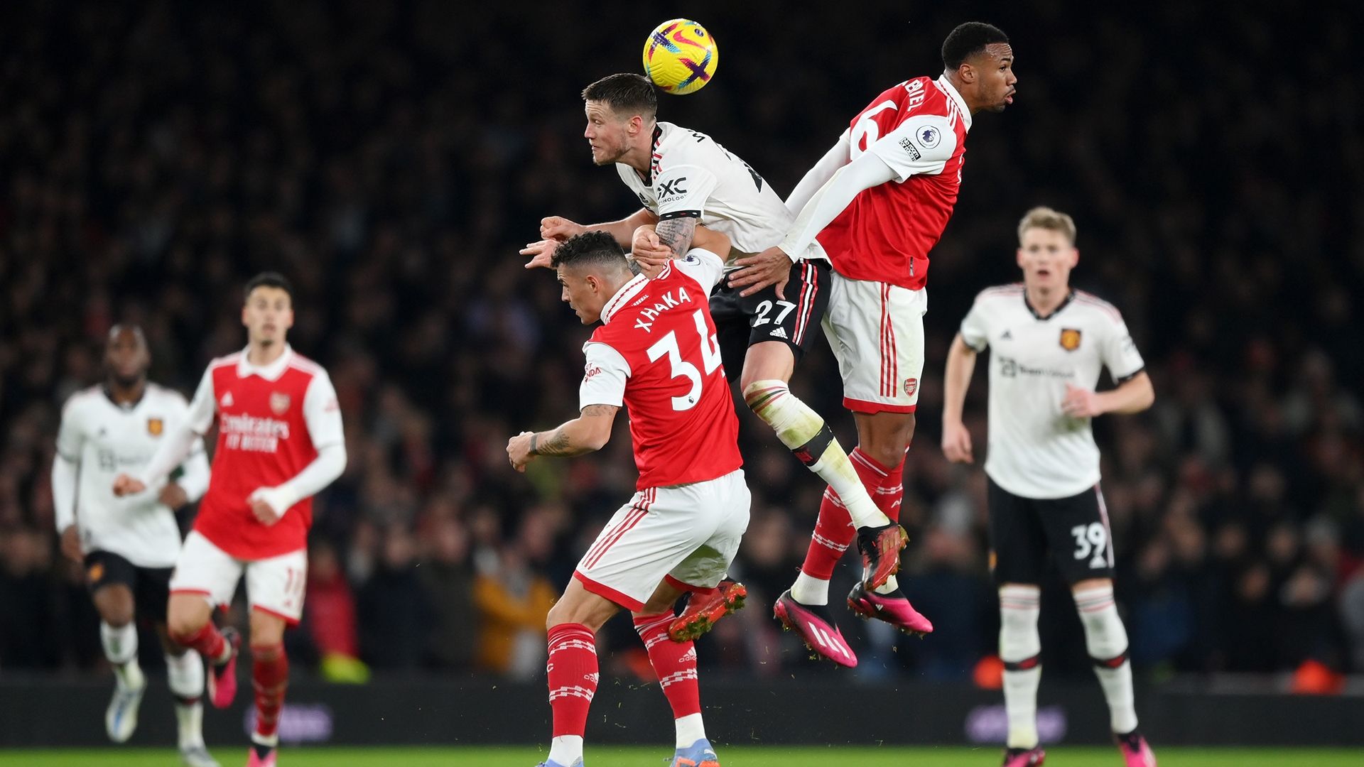 Wout Weghorst Arsenal Man Utd 2022-23