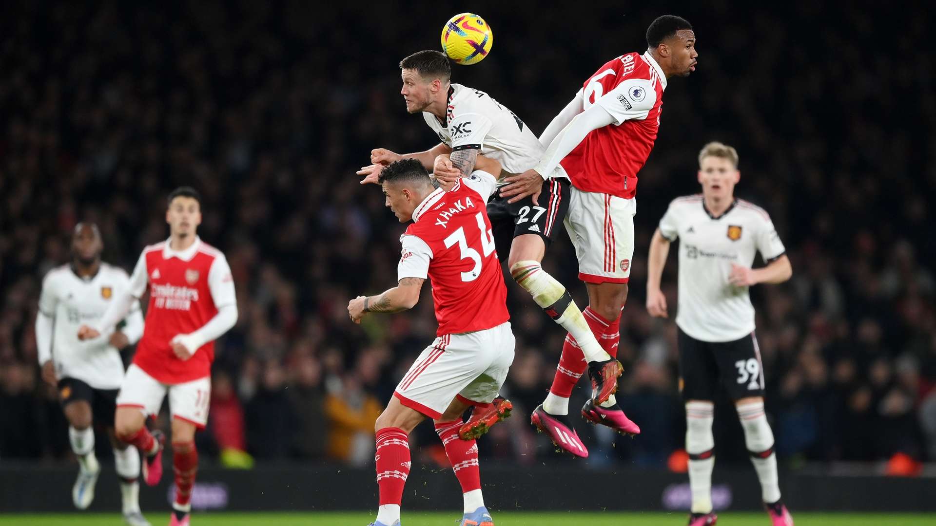 Wout Weghorst Arsenal Man Utd 2022-23