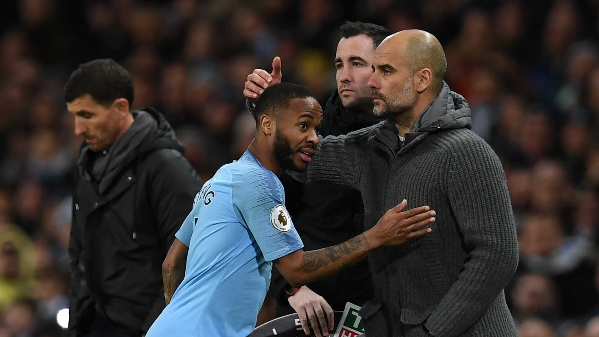 209-03-09 Raheem Sterling Pep Guardiola