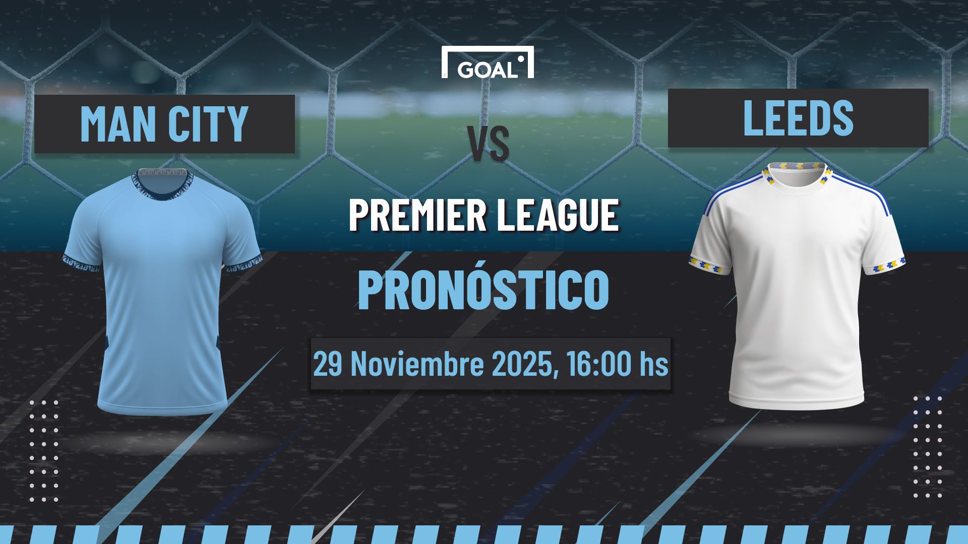 Manchester City vs Leeds Pronóstico y Apuestas Premier League | 29/11/25